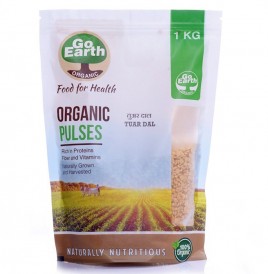 Go Earth Organic Tuar Dal   Pack  1 kilogram